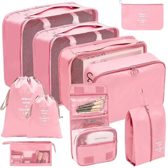 Travel Organizer Storage Bags Suitcase 7/8/9/10 Pcs Set