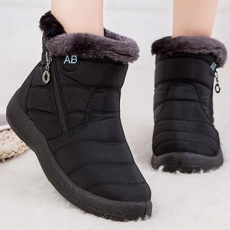 Botas de Mujer Botines de Mujer con Piel Invierno