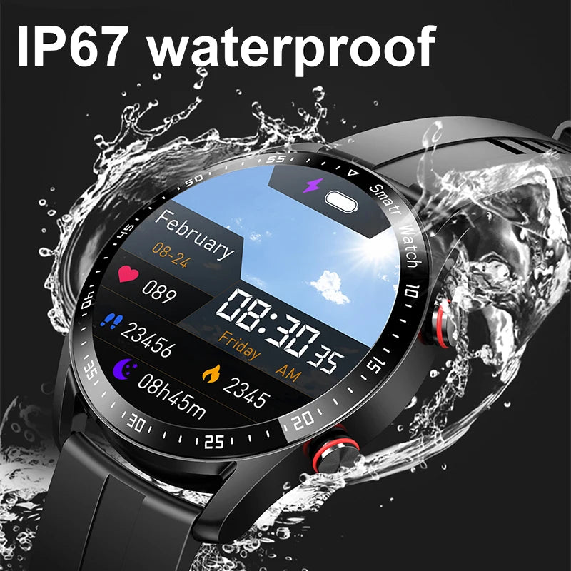 Smart Watch Men Laser Bluetooth Call Health Blood Pressure