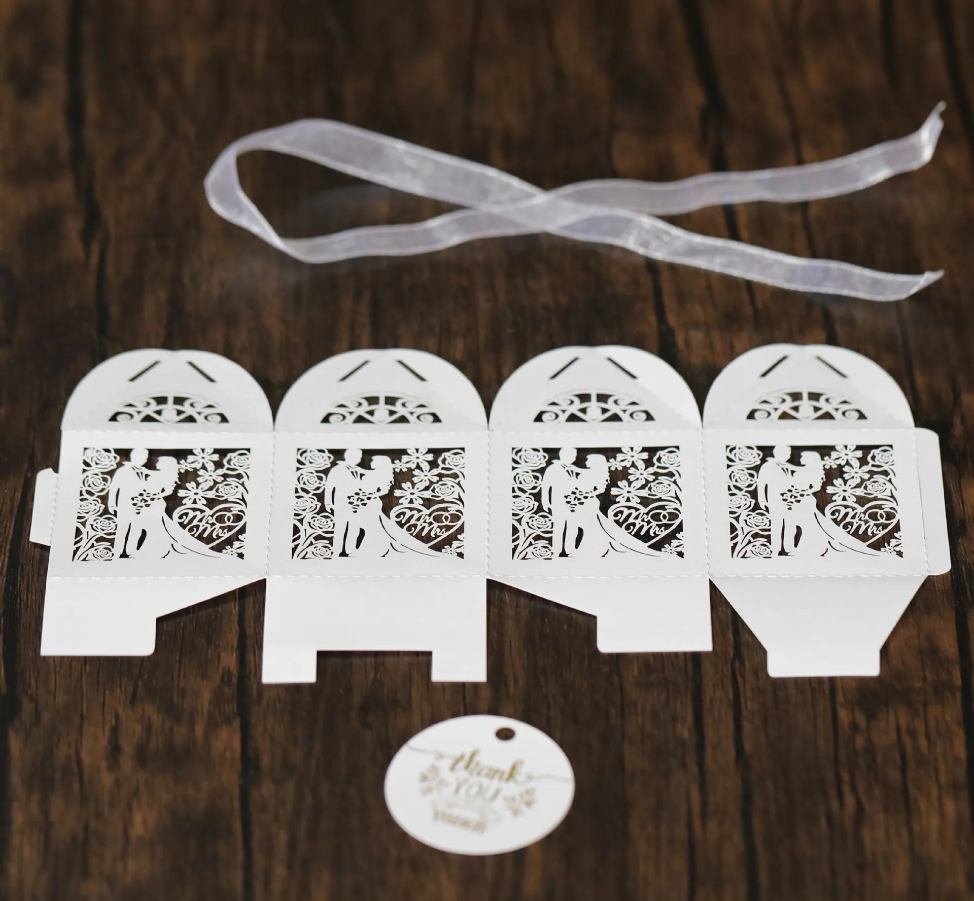 Scatole per caramelle per qualsiasi evento, scatola regalo con nastri