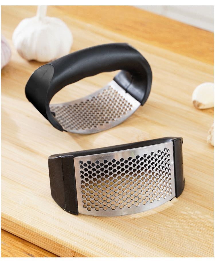 Stainless Steel Garlic Press Crusher.