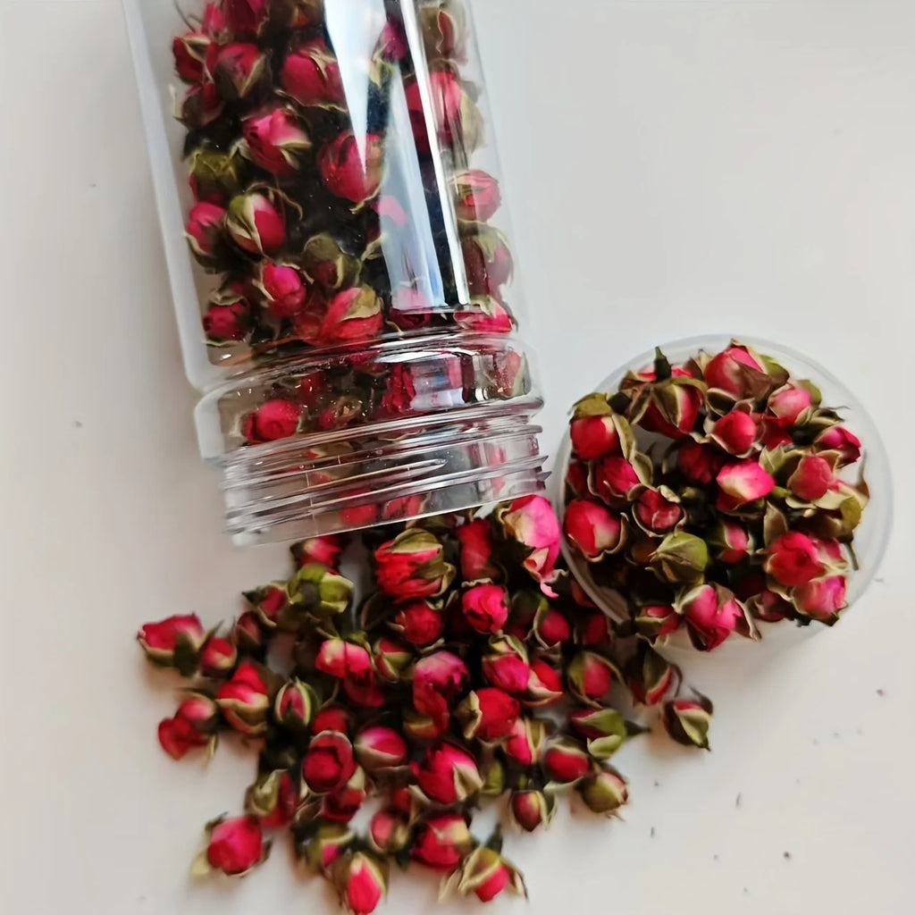 Rosa rosa seca, decoración para sala de estar, hecha a mano.