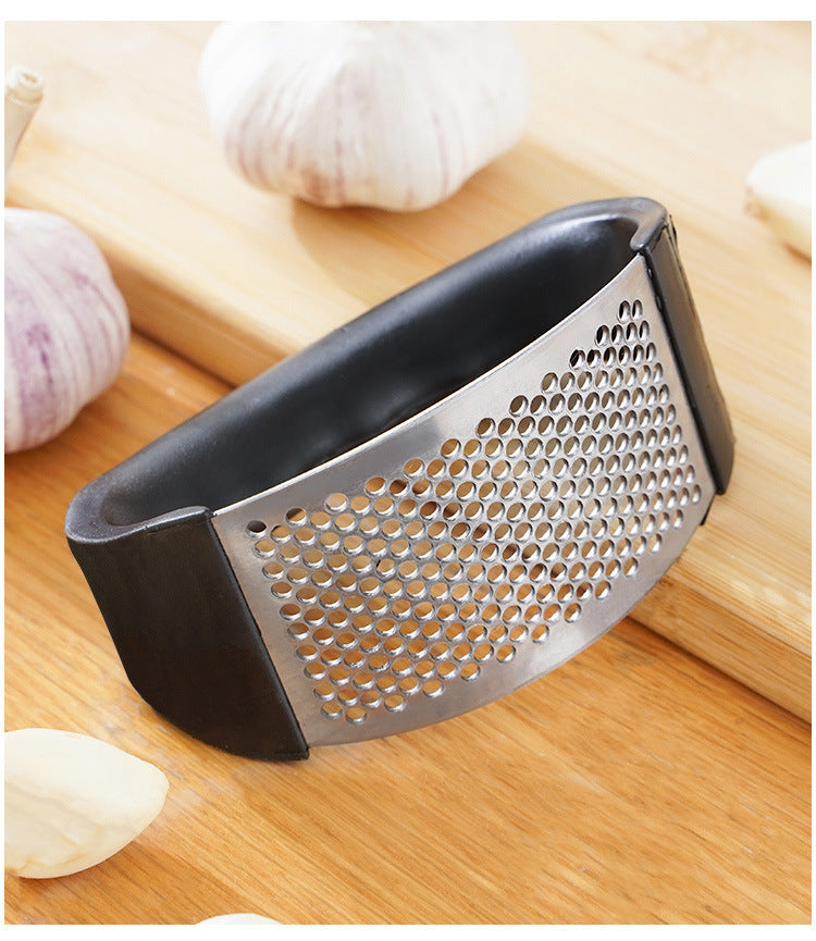 Stainless Steel Garlic Press Crusher.