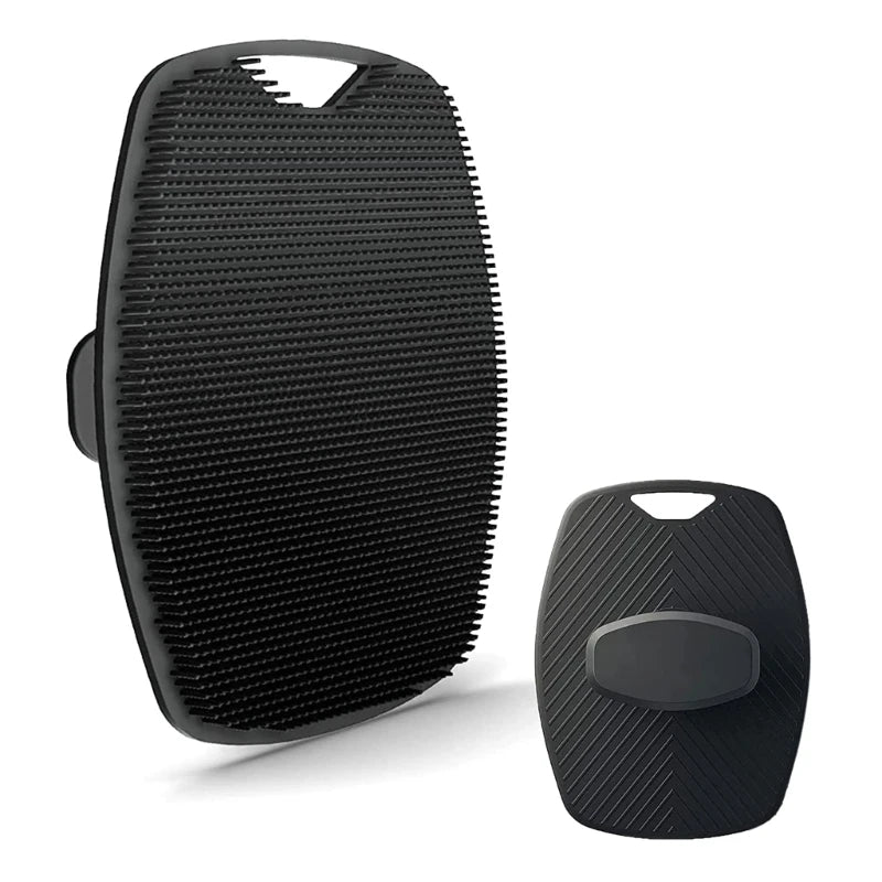 Cepillo limpiador de silicona suave, exfoliante corporal manual