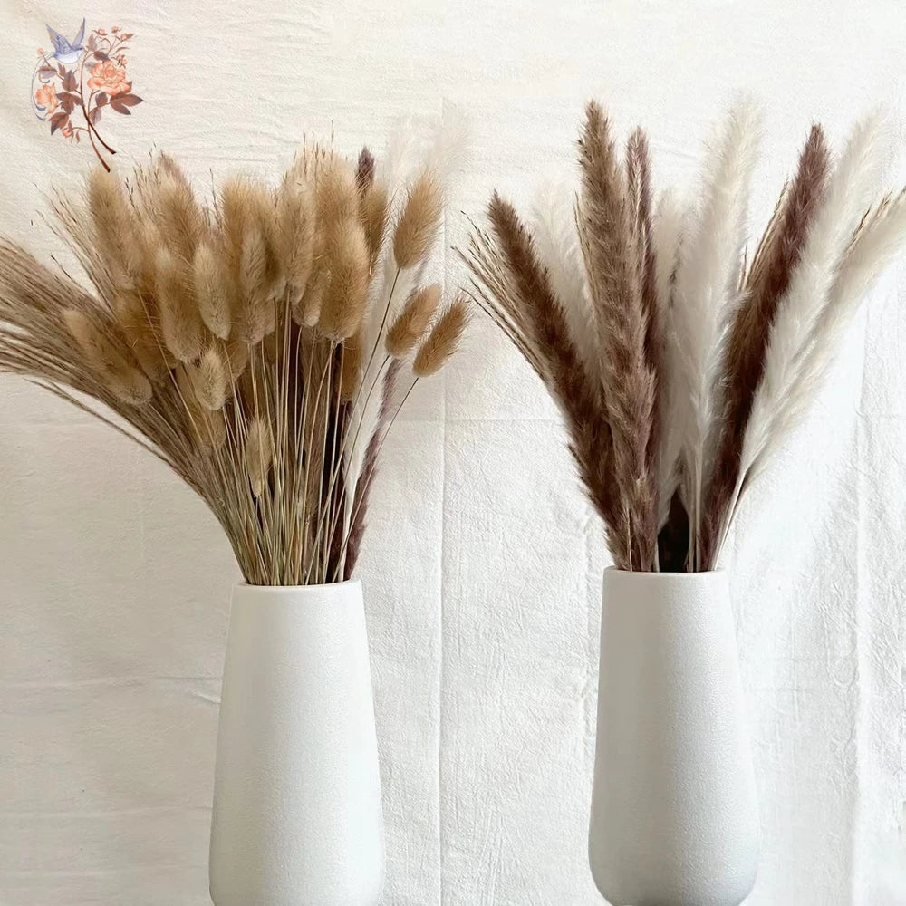 Natural Pampas Dried Flowers Bouquet Decoration