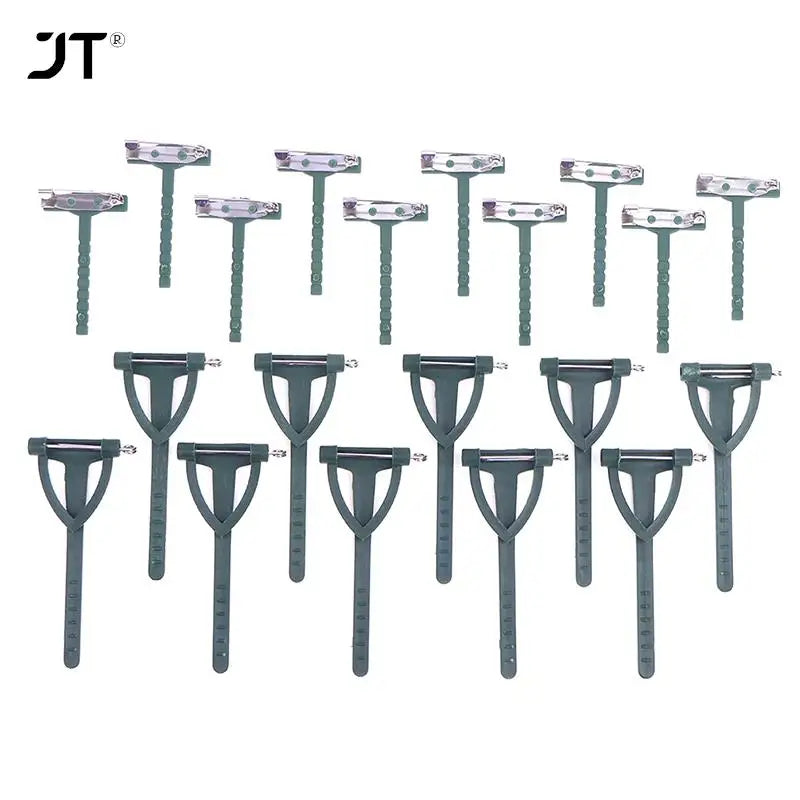 Broches de metal plástico para flores, 10/20 piezas.