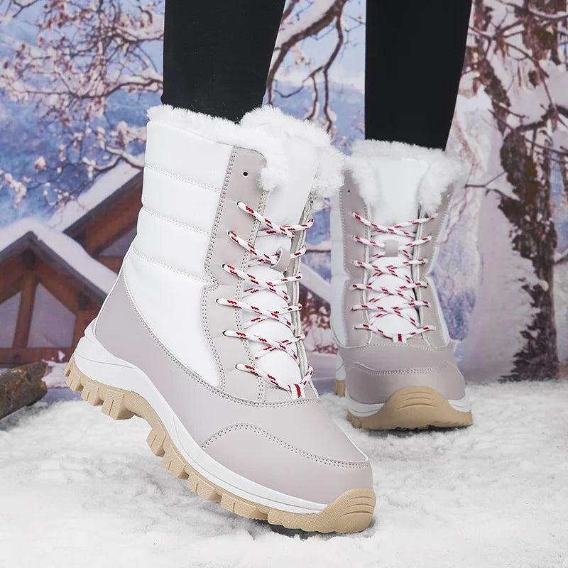 ****SALE**** - Women's cotton plus velvet non-slip winter snow boots