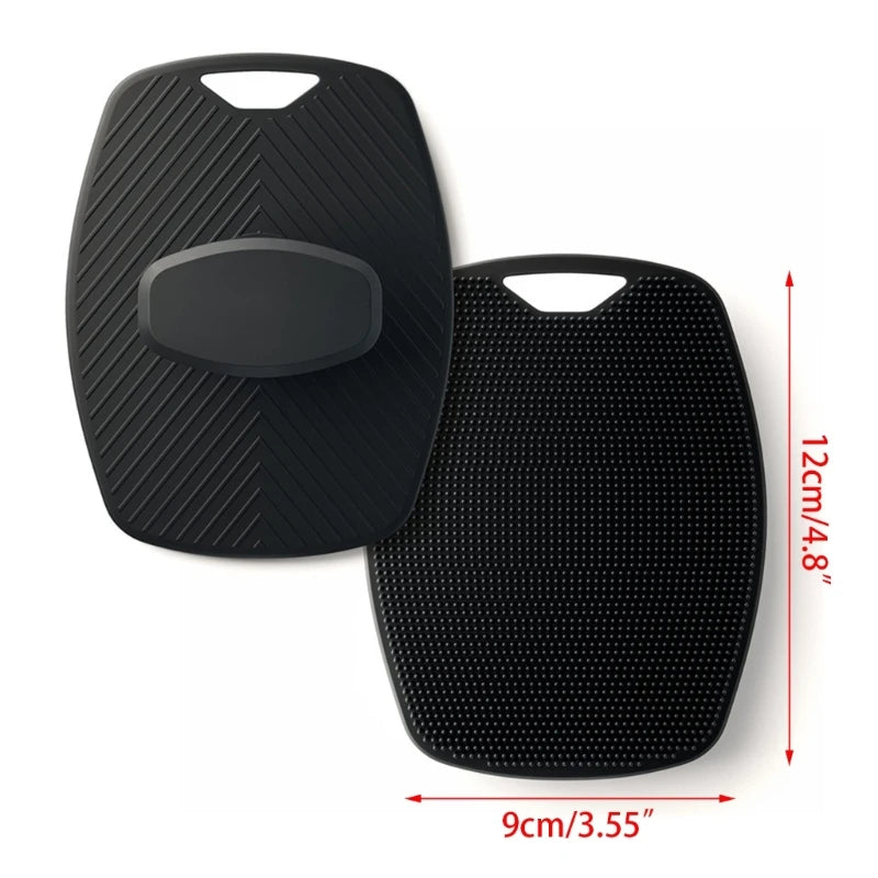 Cepillo limpiador de silicona suave, exfoliante corporal manual