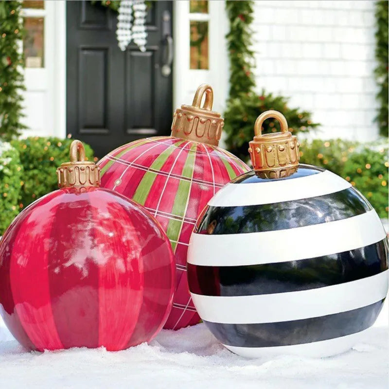 Bolas de Navidad - Hinchables 60cm PVC para Exterior.