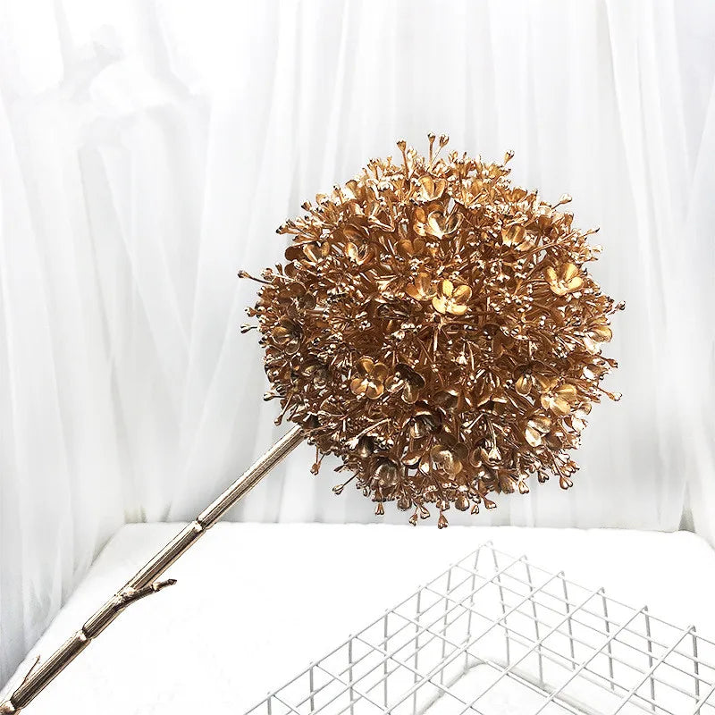 Gran rama de cebolla artificial colorida para salón de bodas floral 75 cm.