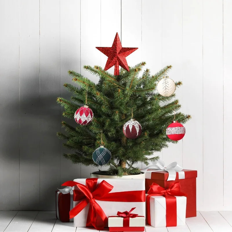 Palline di Natale decorative per l'albero, 12 pezzi.