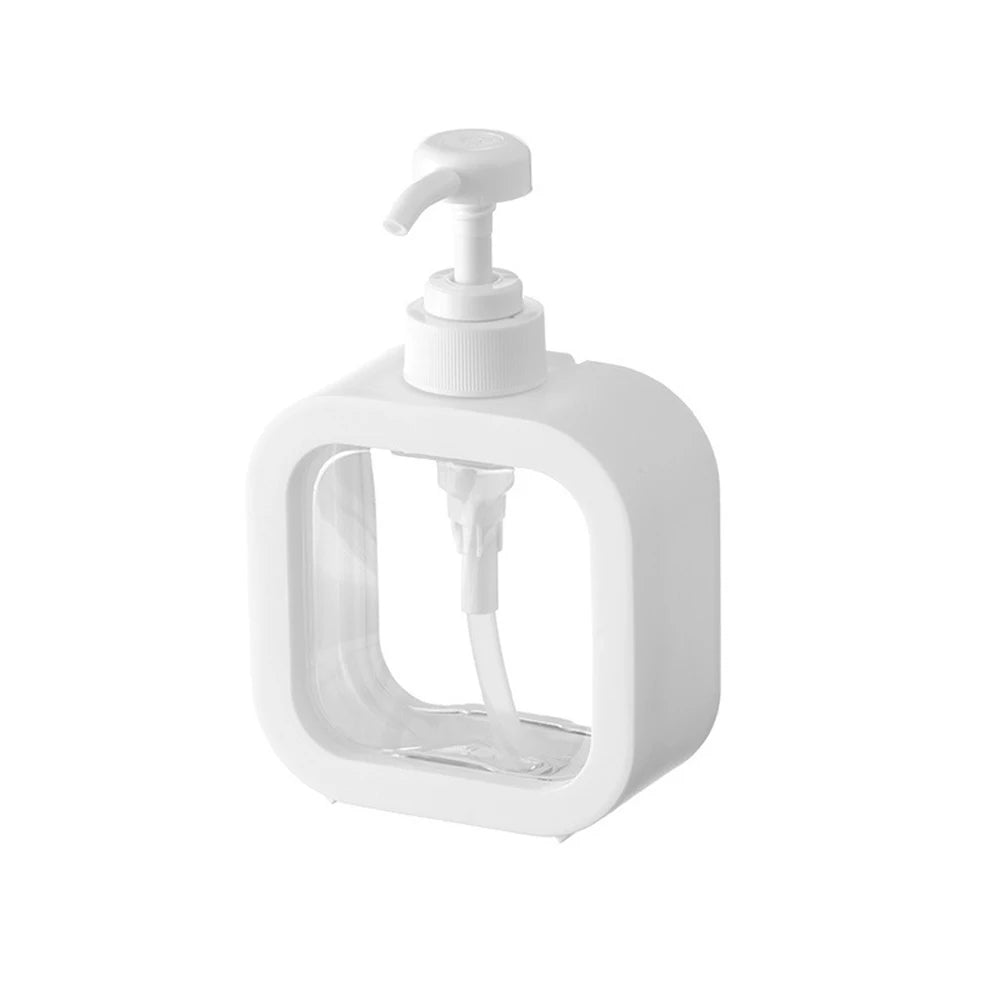 Large-capacity soap dispenser bottle transparent.