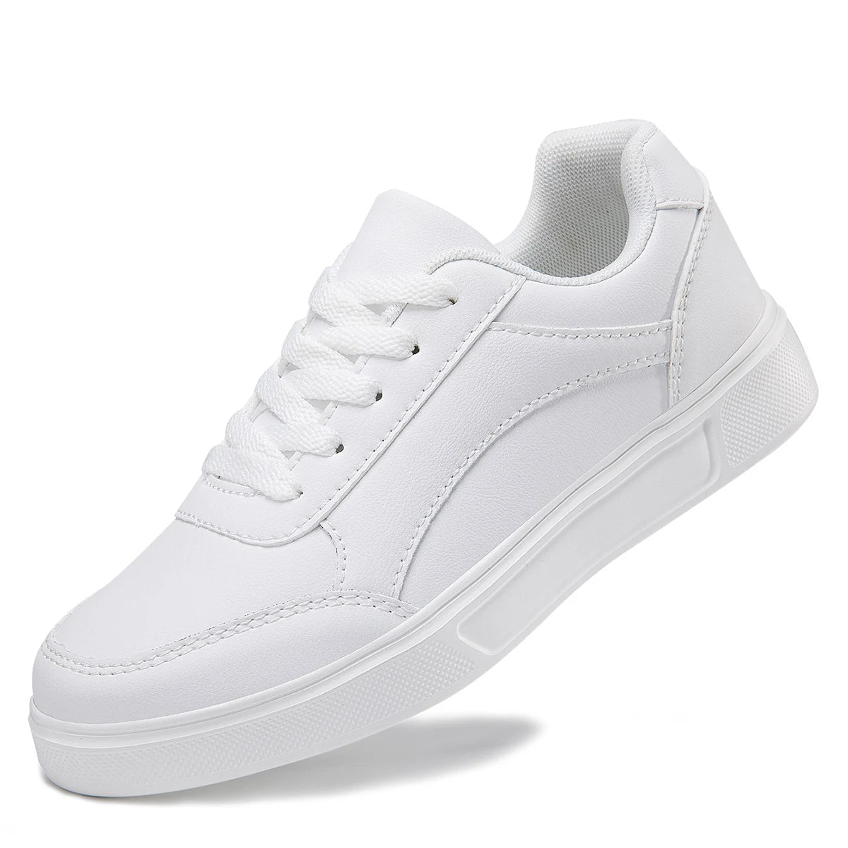 Leather Platform Sneakers for Women Classics Comfort  Non-Slip