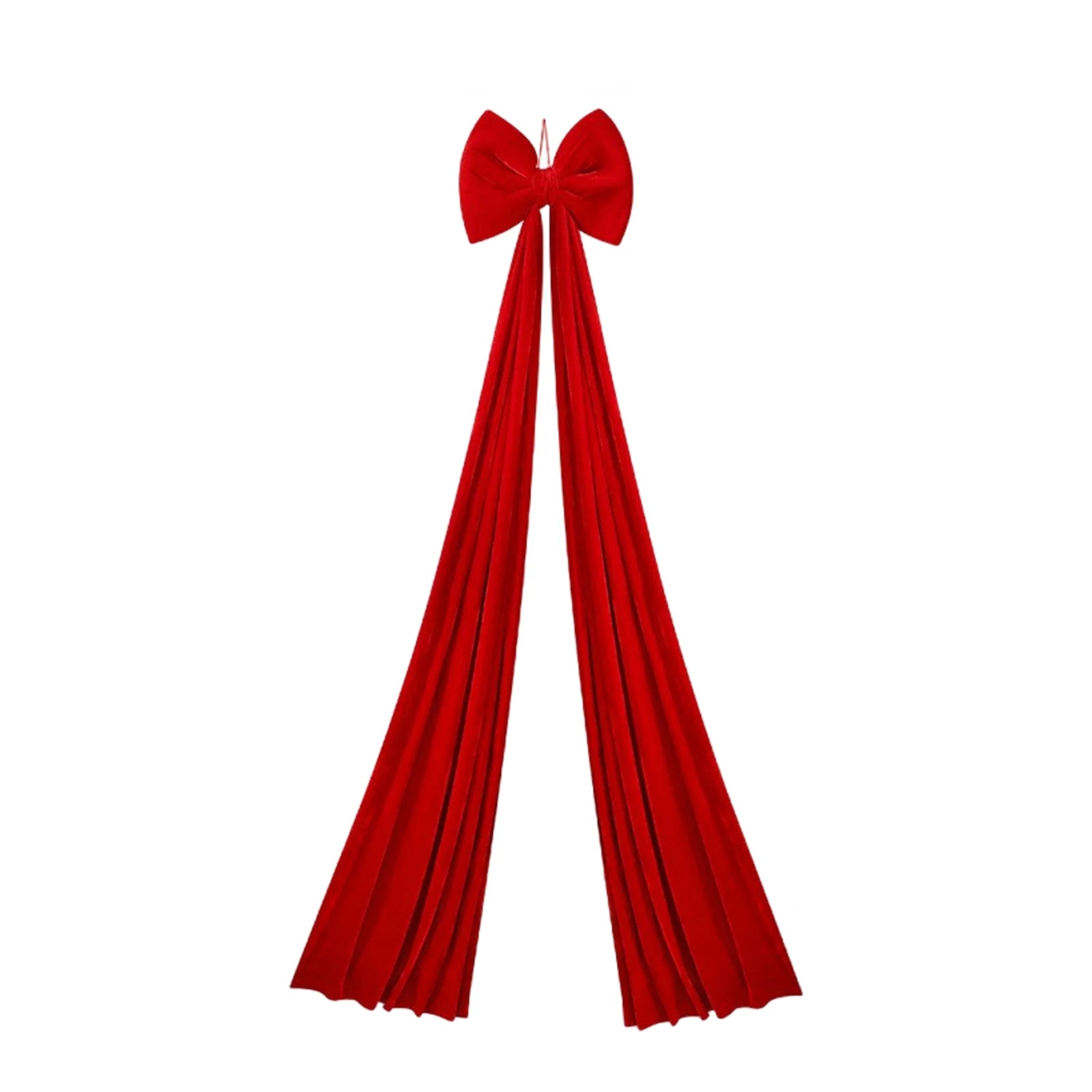 Lazo navideño grande para decoración del árbol.