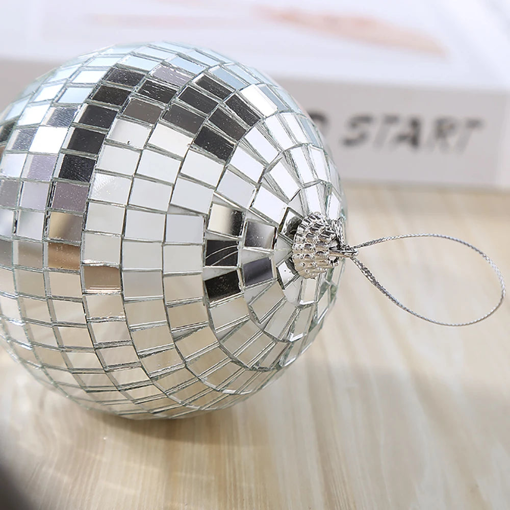Mirror Disco Ball 70s Party Decorations Reflective Hanging 2-10cm