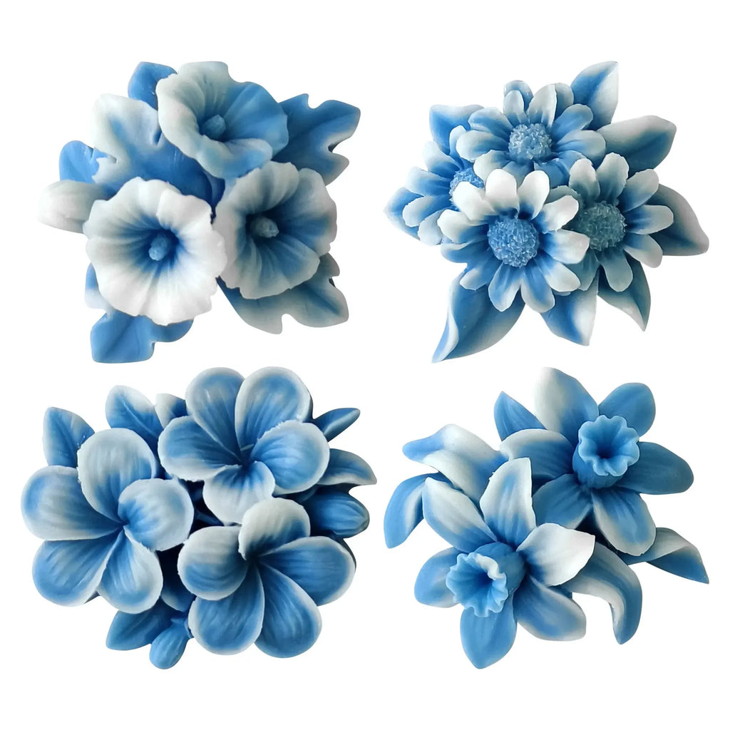 Blumen-Silikonform für selbstgemachte Aromatherapiekerzen