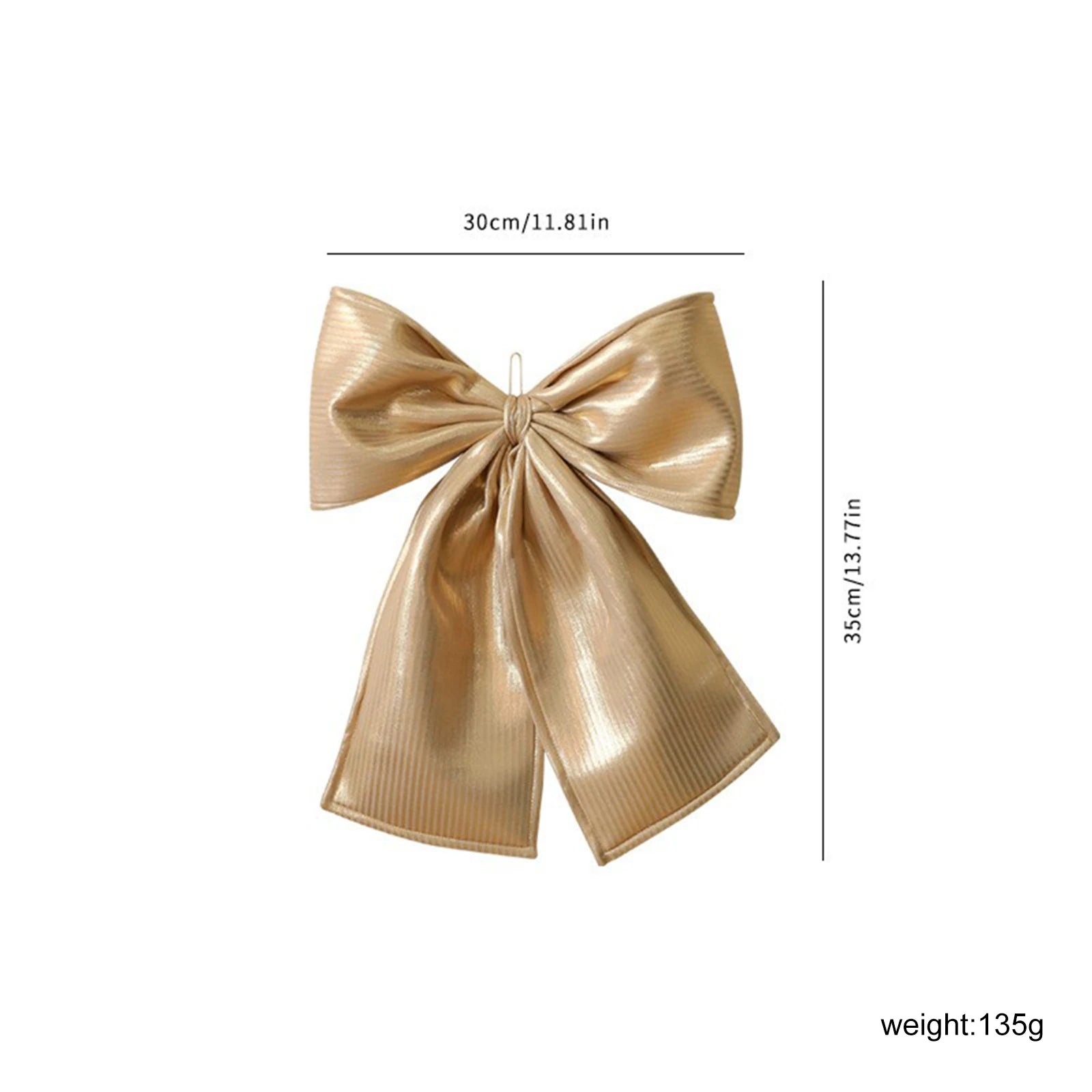 Lazo navideño grande para decoración del árbol.