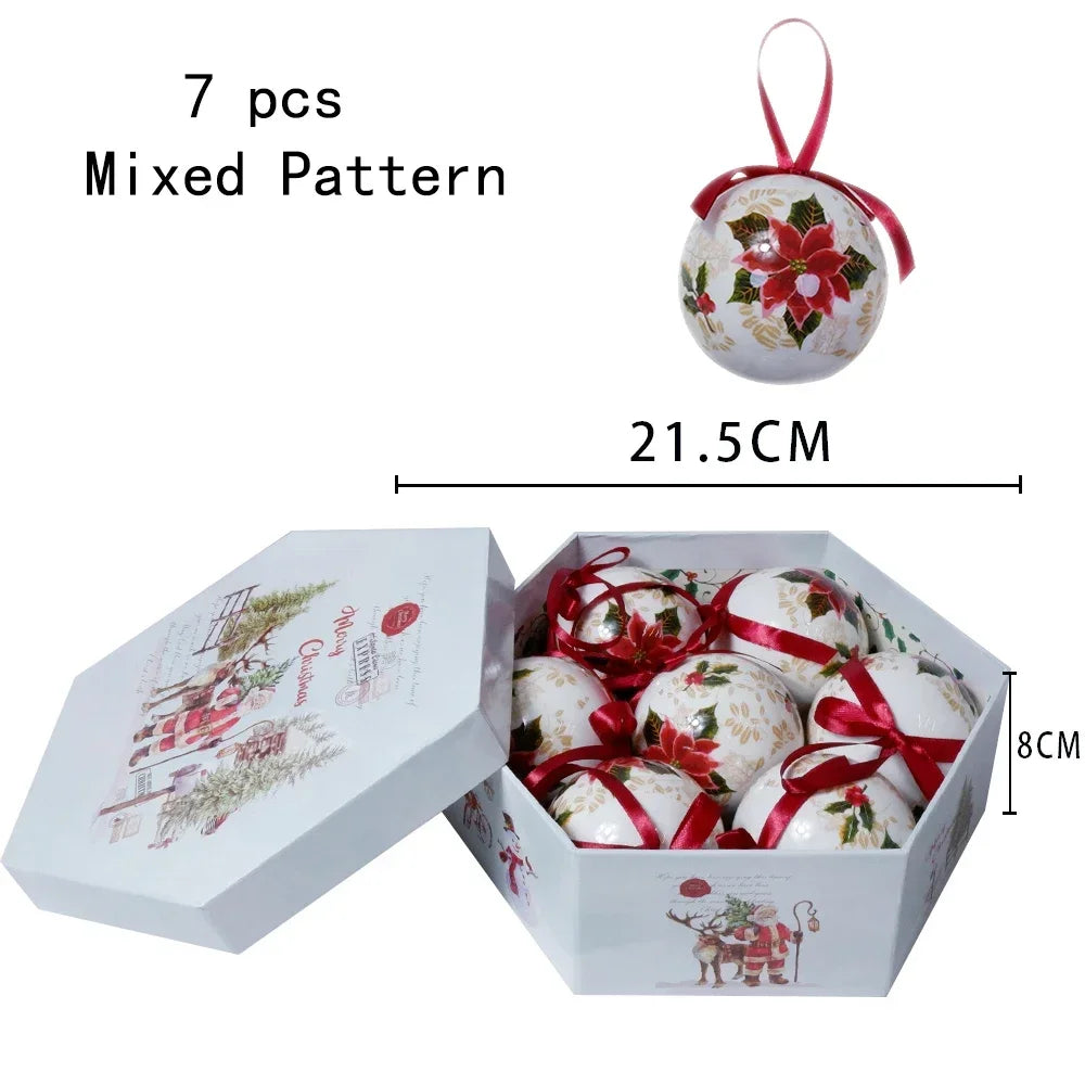 Bolas de Navidad, colgantes de Navidad, adornos para árbol, bolas multicolores, juego de decoraciones para fiestas en el hogar, Navidad, bolas de decoración navideña