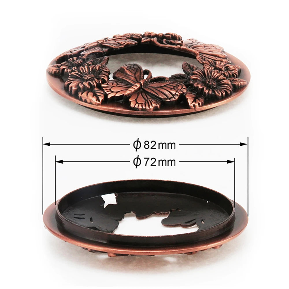 Kerze Antik Schmetterling Kerzenschirm Glas Deckel Topper Silber/Gold/Bronze