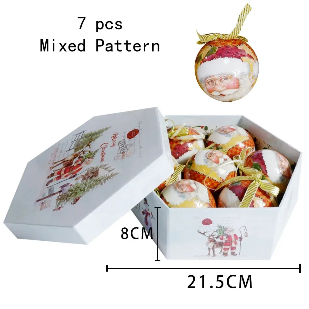 Bolas de Navidad, colgantes de Navidad, adornos para árbol, bolas multicolores, juego de decoraciones para fiestas en el hogar, Navidad, bolas de decoración navideña