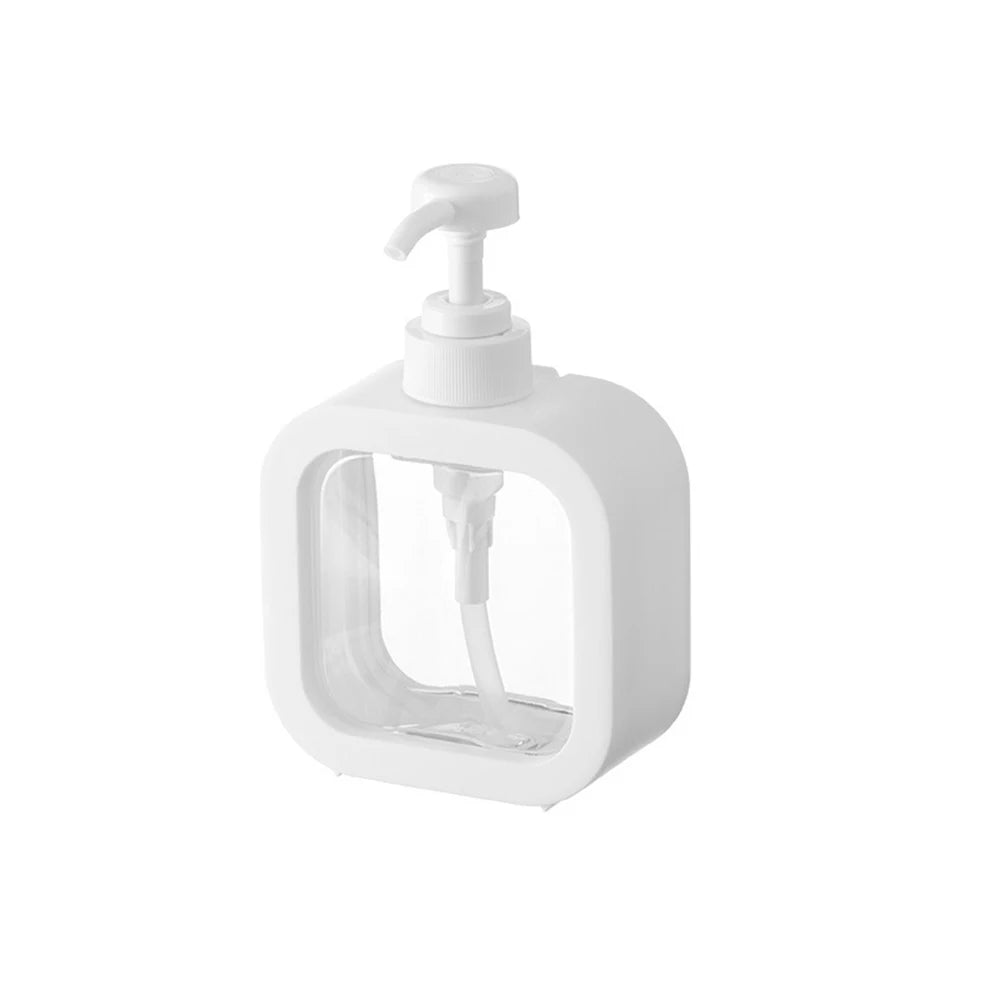 Large-capacity soap dispenser bottle transparent.