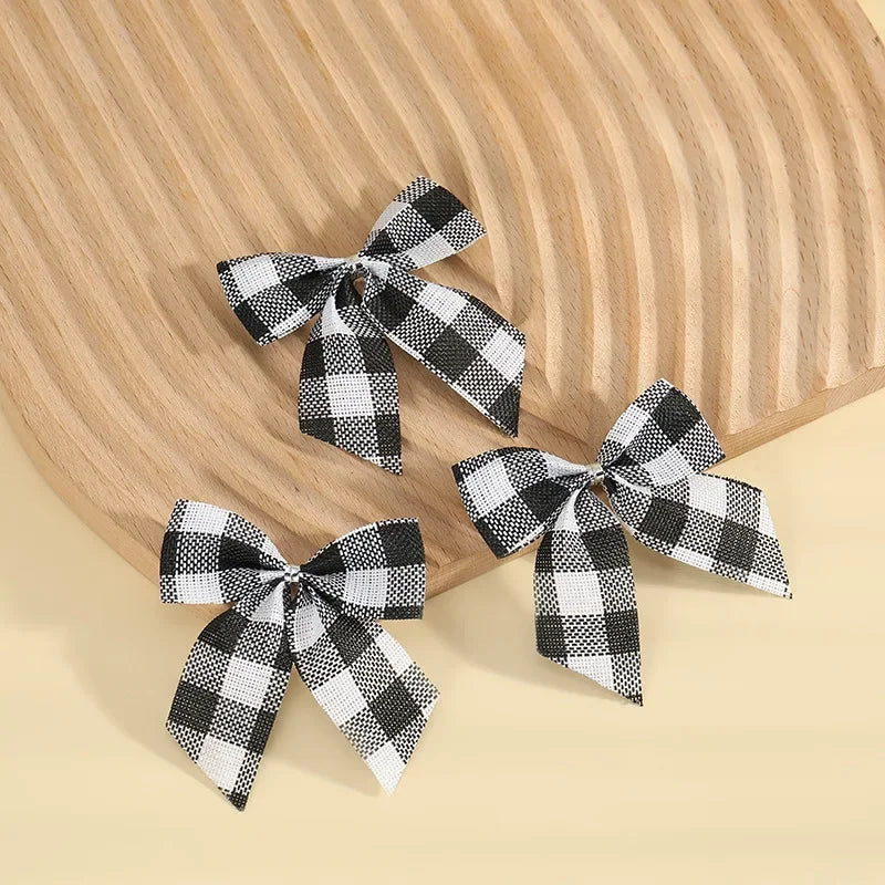 Christmas Bows Gold Red Bows.