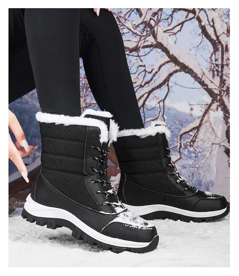 ****SALE**** - Women's cotton plus velvet non-slip winter snow boots