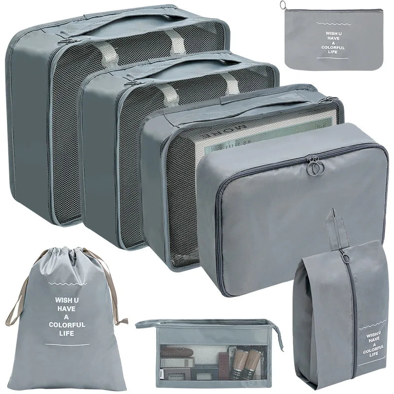Travel Organizer Storage Bags Suitcase 7/8/9/10 Pcs Set