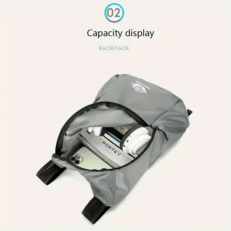 2025 New 1-Pack Multifunctional Ultralight Backpack - Foldable and Portable