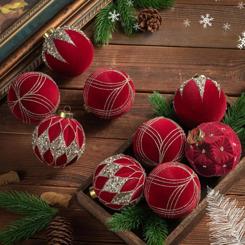Palline di Natale decorative per l'albero, 12 pezzi.