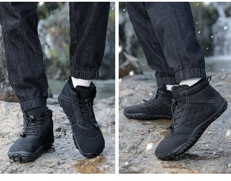 Brandneue Winterstiefel für Damen und Herren, Barfuß-Outdoor-Schuhe mit rutschfester Oberfläche