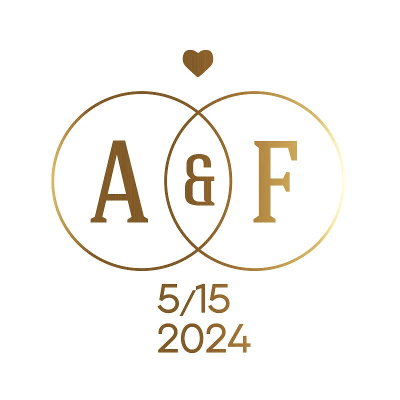 Etichette adesive trasparenti in lamina d'oro, ideali per tutti gli articoli di cancelleria per eventi.