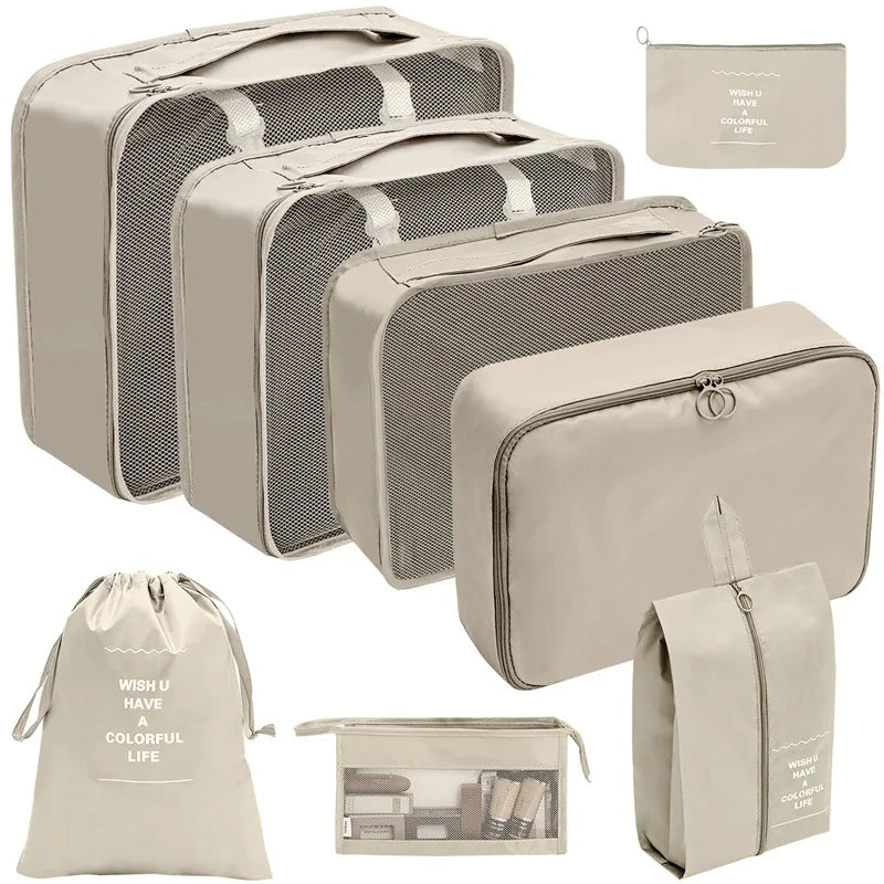 Travel Organizer Storage Bags Suitcase 7/8/9/10 Pcs Set