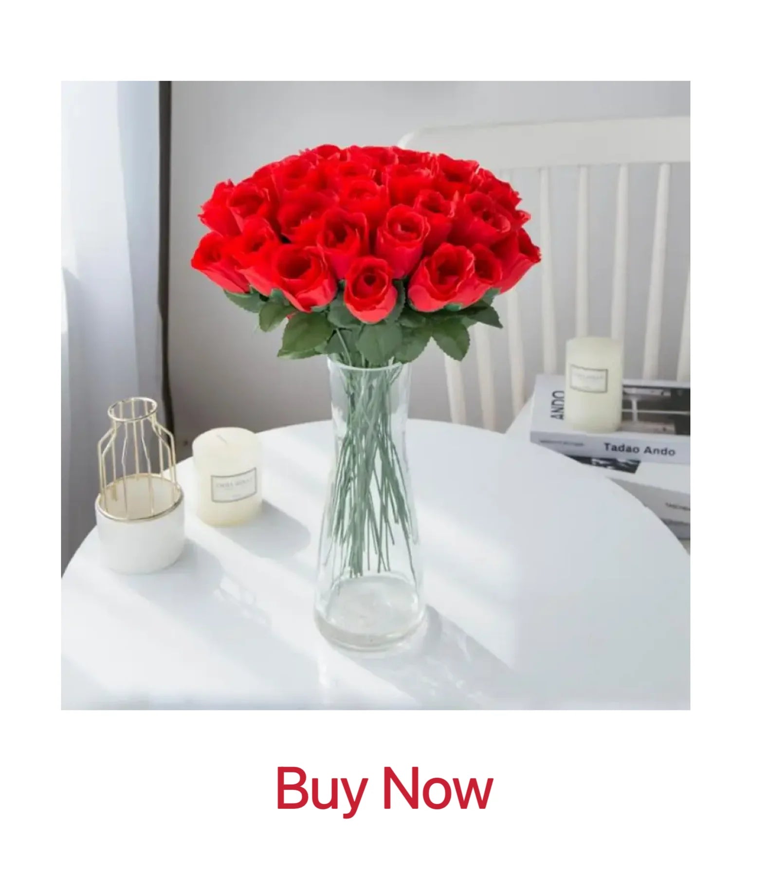 Plantas de flores artificiales Rosa 250cm