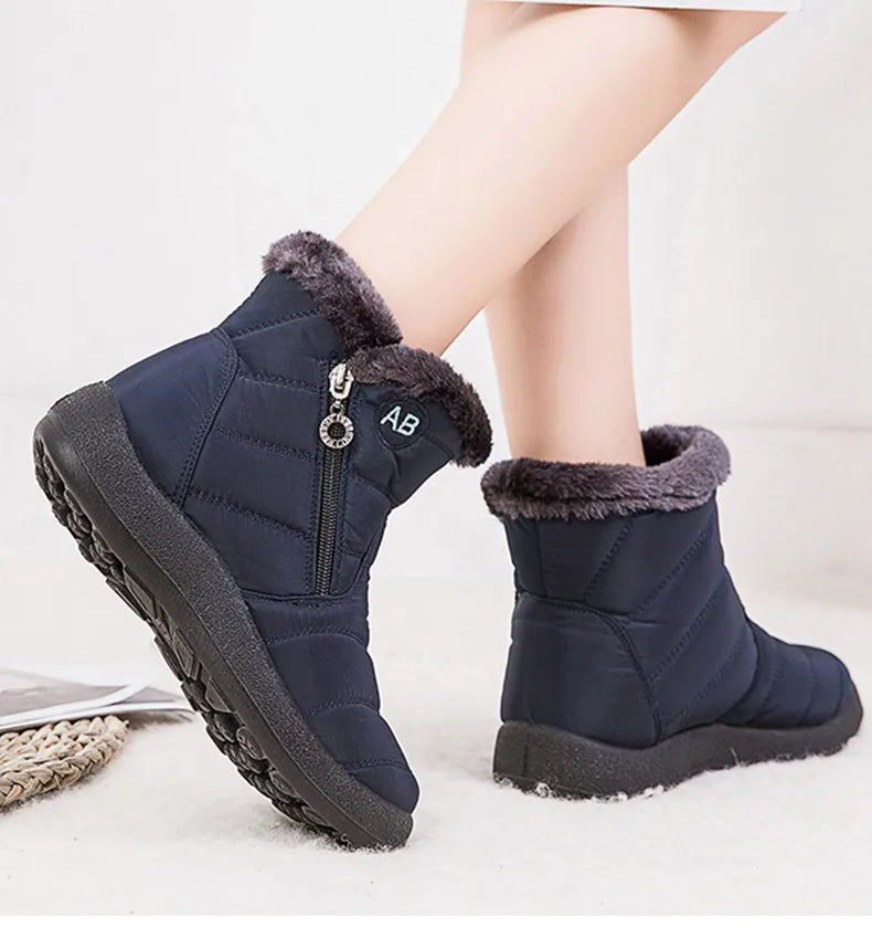 Botas de Mujer Botines de Mujer con Piel Invierno