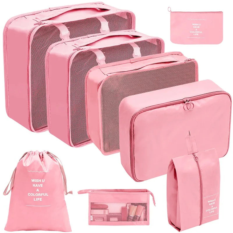 Travel Organizer Storage Bags Suitcase 7/8/9/10 Pcs Set