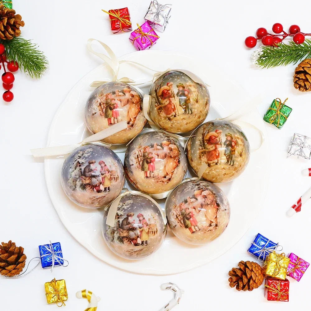 Bolas de Navidad, colgantes de Navidad, adornos para árbol, bolas multicolores, juego de decoraciones para fiestas en el hogar, Navidad, bolas de decoración navideña