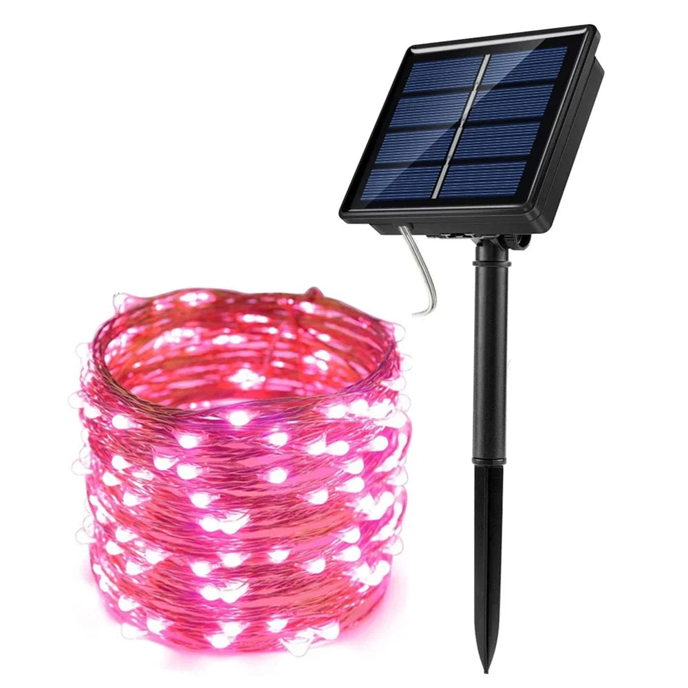 Solar Christmas String Lights 50-300 LED Fairy Garden Outdoor.