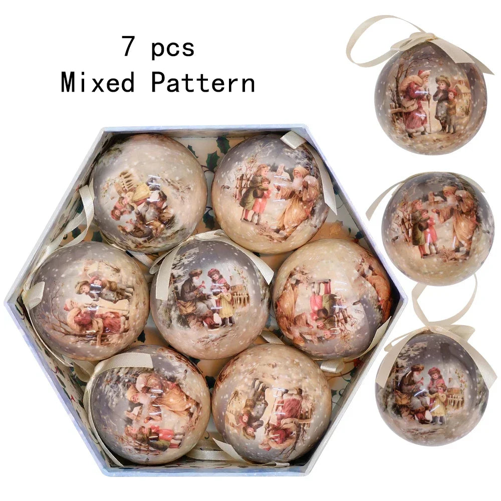 Bolas de Navidad, colgantes de Navidad, adornos para árbol, bolas multicolores, juego de decoraciones para fiestas en el hogar, Navidad, bolas de decoración navideña