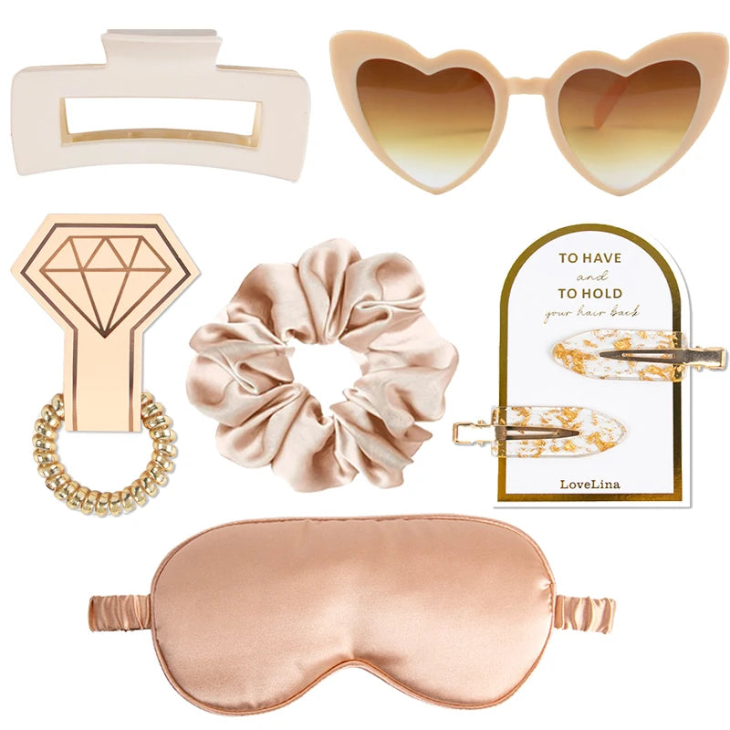 Set regalo multiuso da 6 pezzi per matrimoni e feste nuziali.