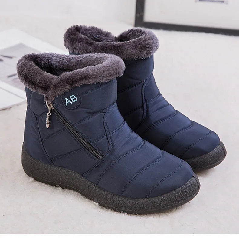 Botas de Mujer Botines de Mujer con Piel Invierno
