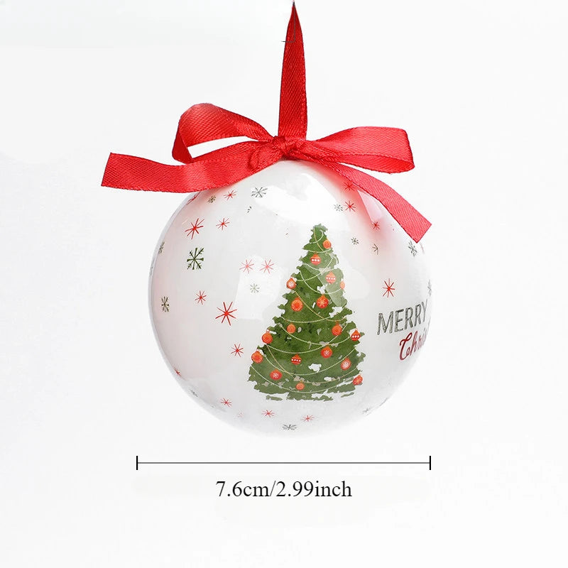 Ciondolo decorativo con palline di Natale per l'albero di Natale festivo.