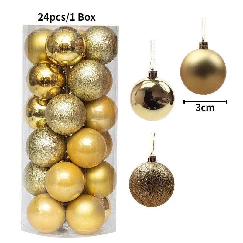 Palline di Natale 36 pezzi 3 cm Decorazione 2025 PREZZO ECCEZIONALE!