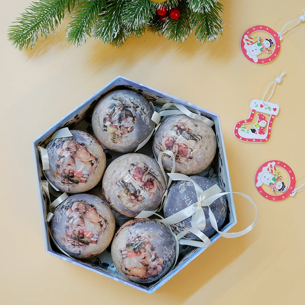 Bolas de Navidad, colgantes de Navidad, adornos para árbol, bolas multicolores, juego de decoraciones para fiestas en el hogar, Navidad, bolas de decoración navideña