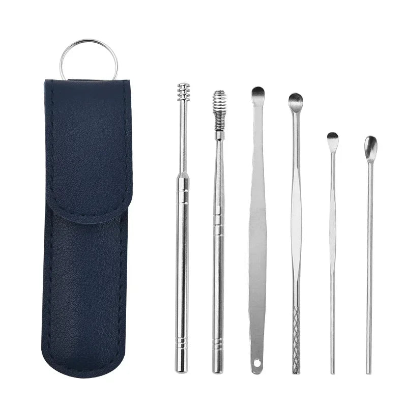 Ear Wax Pickers Stainless Steel Earpick Wax Remover Tools