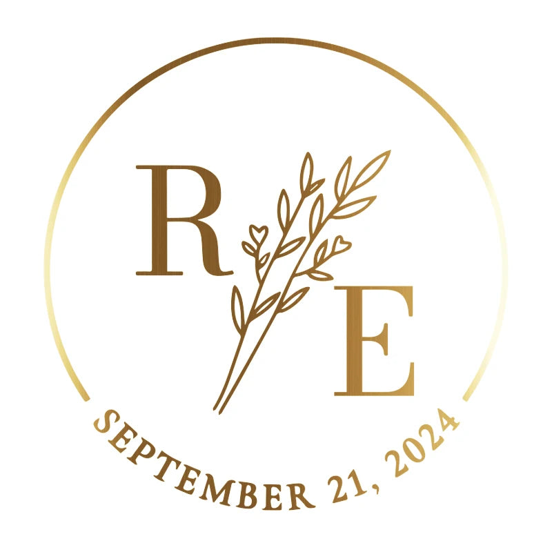 Etichette adesive trasparenti in lamina d'oro, ideali per tutti gli articoli di cancelleria per eventi.