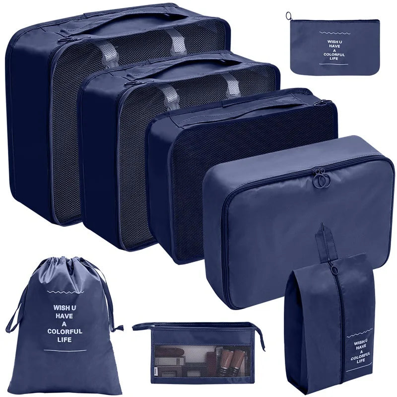 Travel Organizer Storage Bags Suitcase 7/8/9/10 Pcs Set