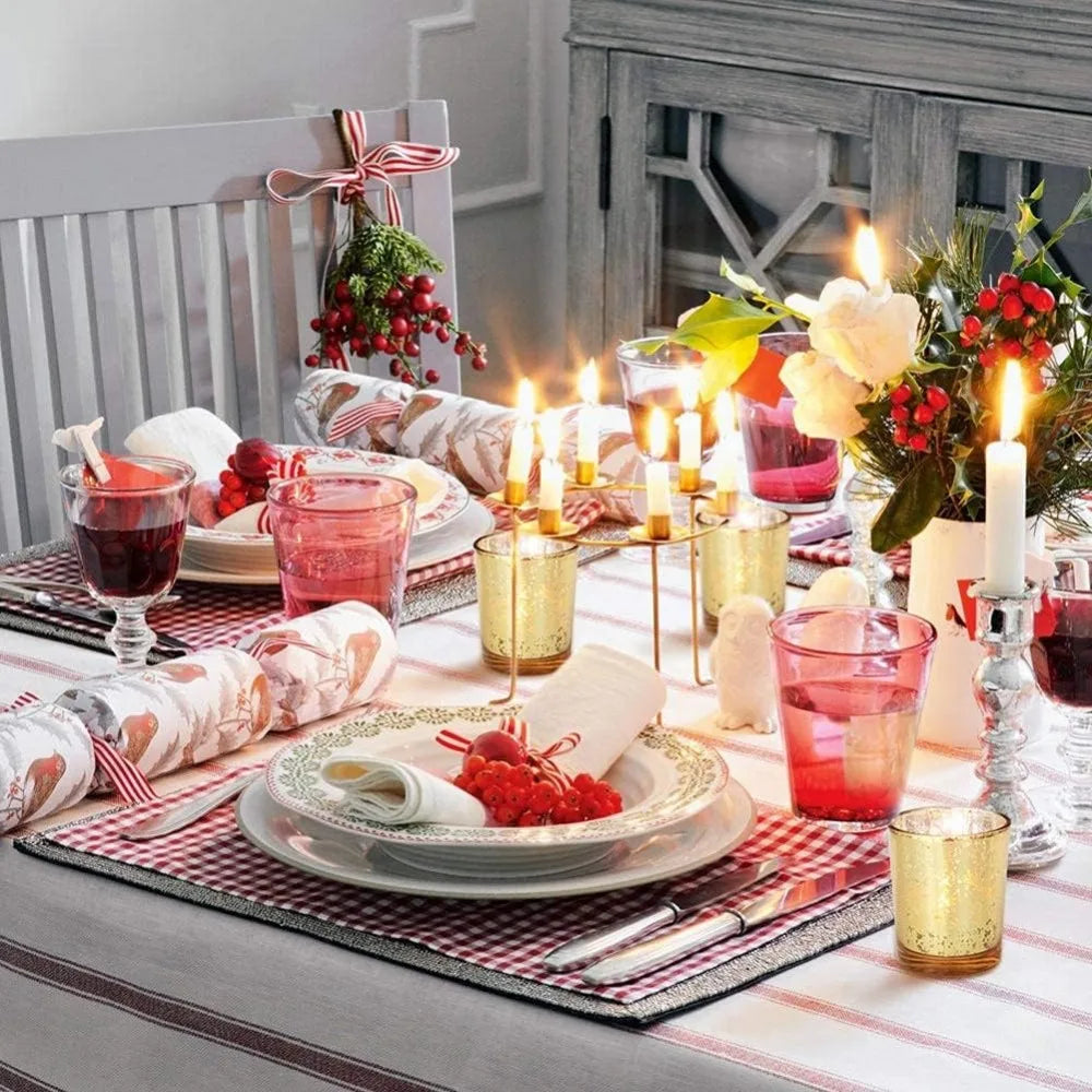 Teelichthalter aus Quecksilberglas