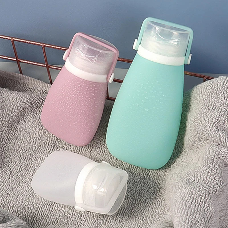 Portable Silicone Travel Bottle Cosmetic Storage Refillable Empty Bottle
