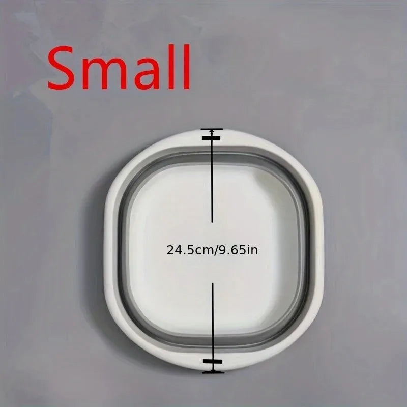 Wash Basin Laundry Baskets 3 Pack Collapsible Tub Space Saving.